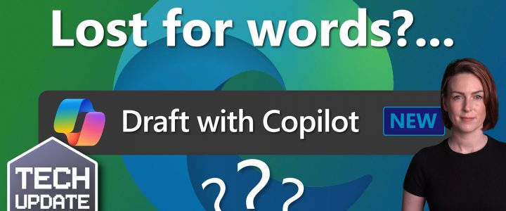 Lost for words? Draft with Copilot can help